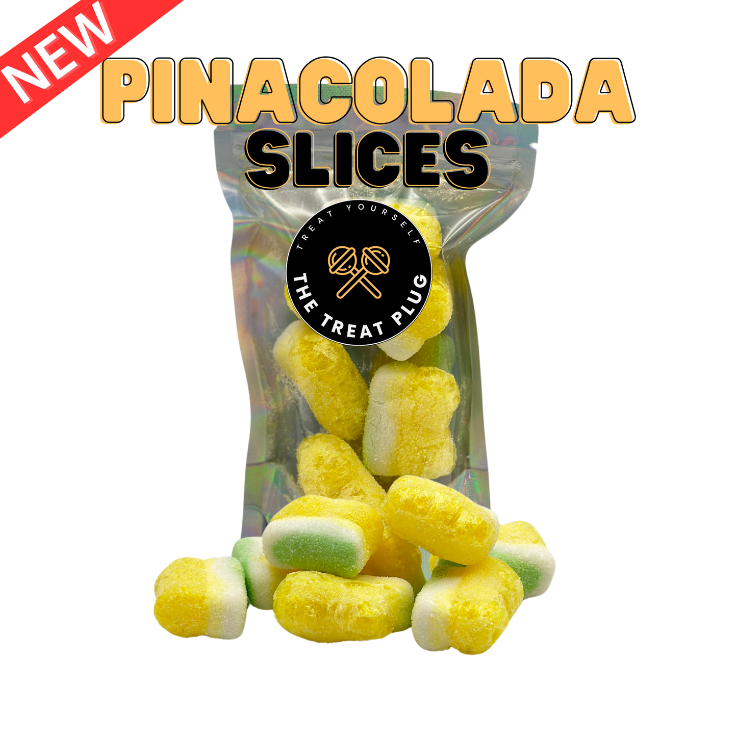 Freeze Dried Pinacolada Slices