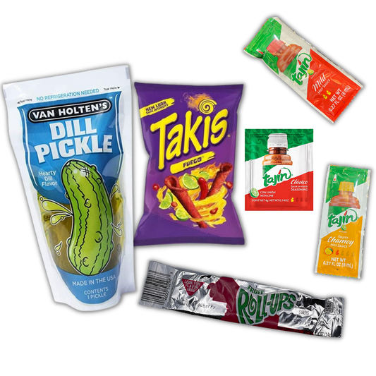 Budget Chamoy Takis Van Holtens Pickle Kits