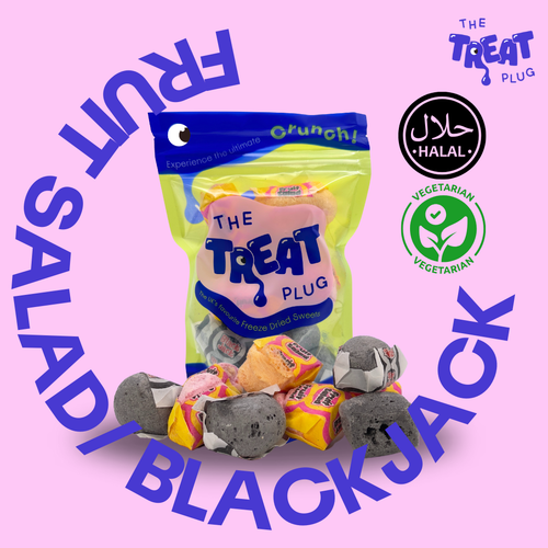 Freeze Dried 50/50 Fruity Fusion Bites / Black Liquorice Chews