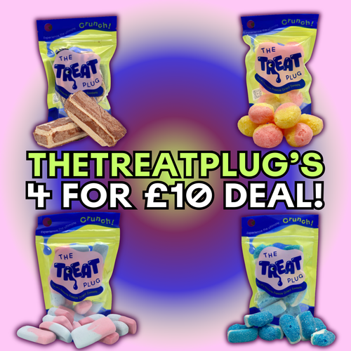 4 for £10 Freeze Dried Sweets Bundle Deal | Crunchy Candy Bundle