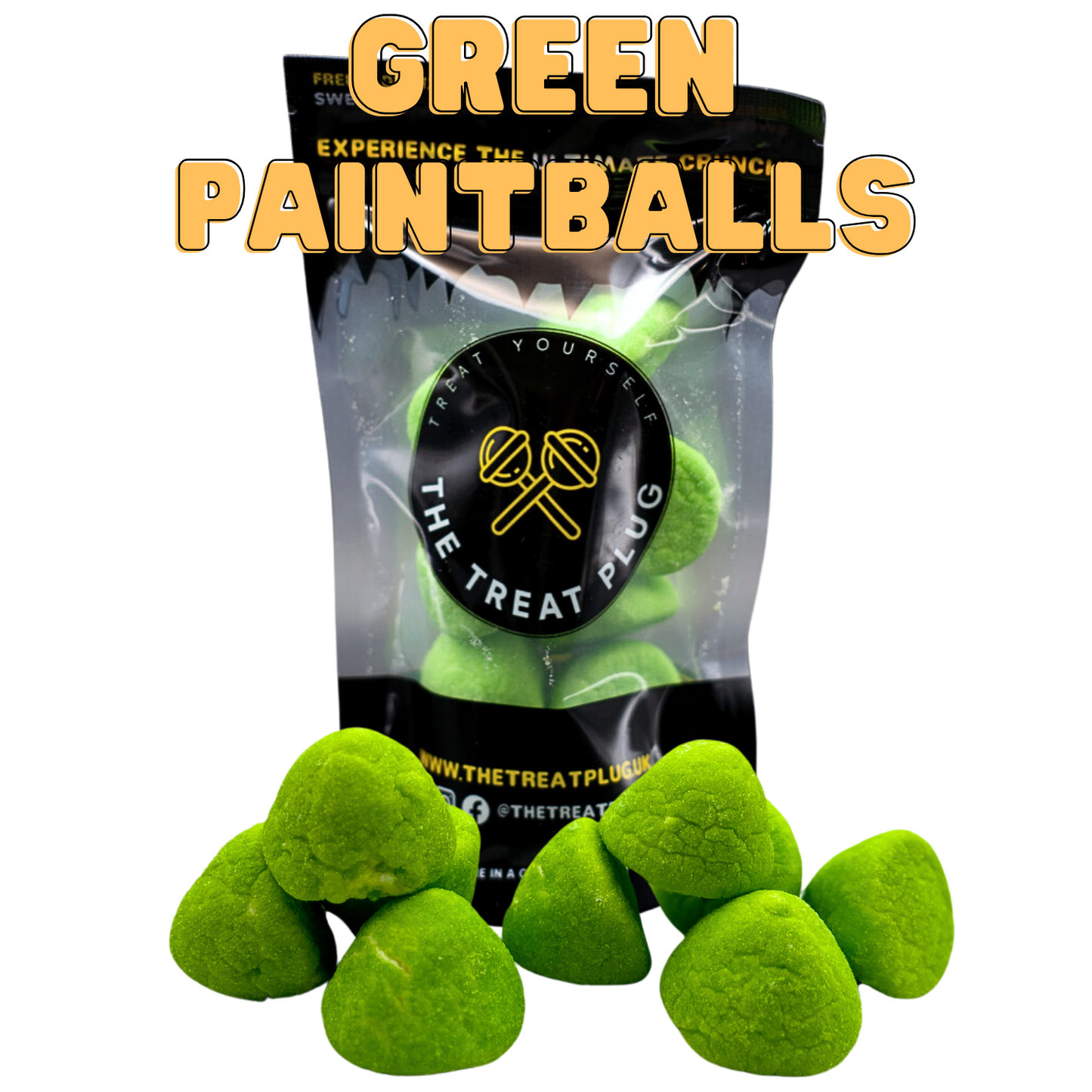 Freeze Dried Green Paintballs