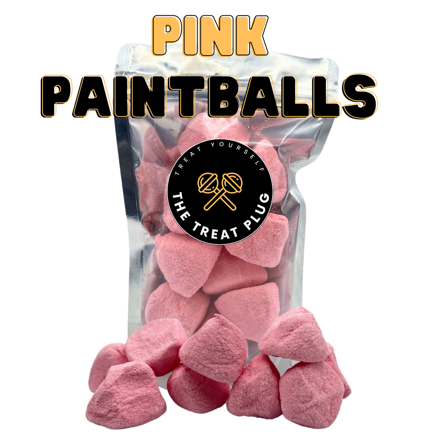 Freeze Dried Pink Paintballs