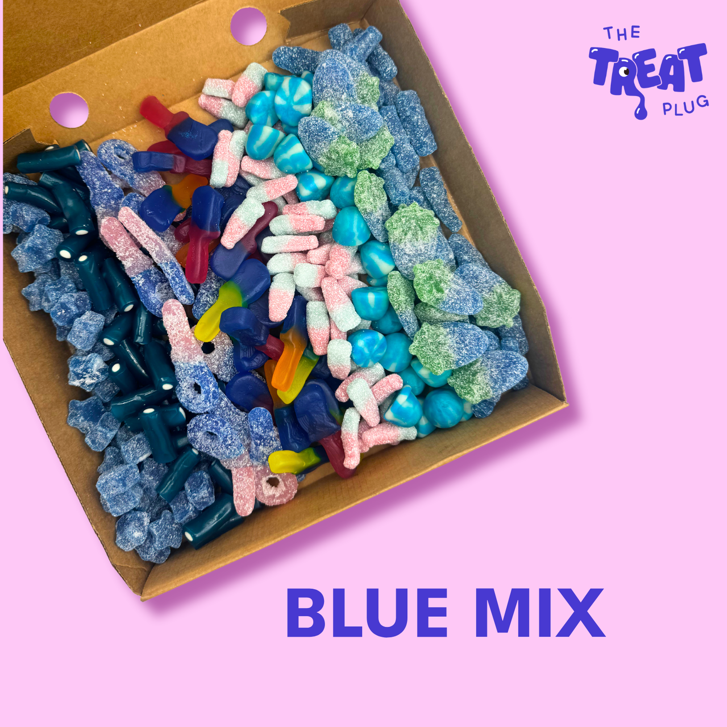 Blue Sweets/Candy Treat Box (1KG) – TikTok’s Favourite Mix