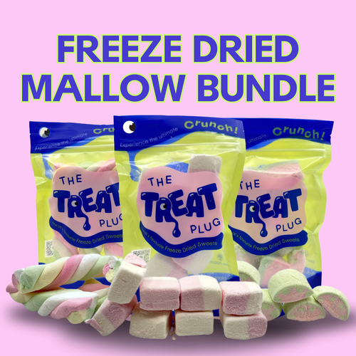 Freeze Dried Mallow Bundle - Mallow Twists, Drumstick Mallows, Watermelon Mallows