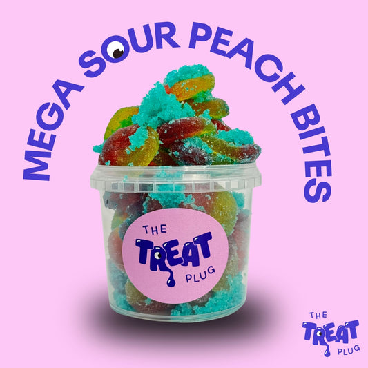 300g Super Sour Peach Bites – Tart, Tangy & Irresistibly Sour!