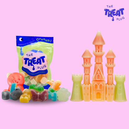 Tiktok Viral Wax Candies - Viral Bundle - 185g Wax Candies and Large Single (Castle)