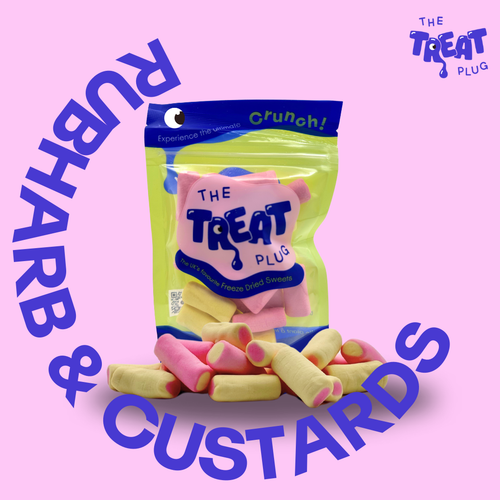 Freeze Dried Rhubarb & Custards