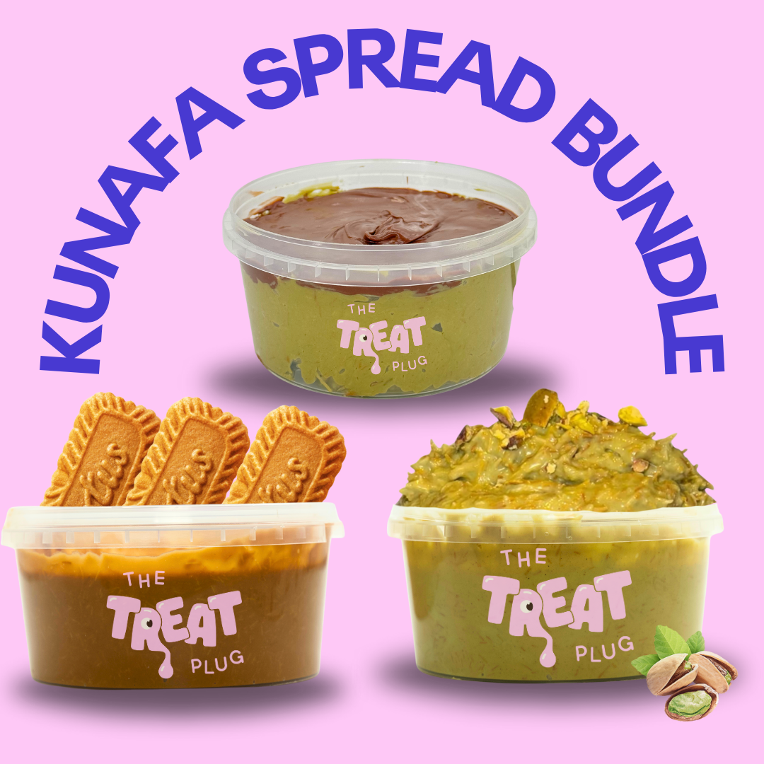 Kunafa Spread Bundle – Biscoff, Pistachio & Dubai Chocolate